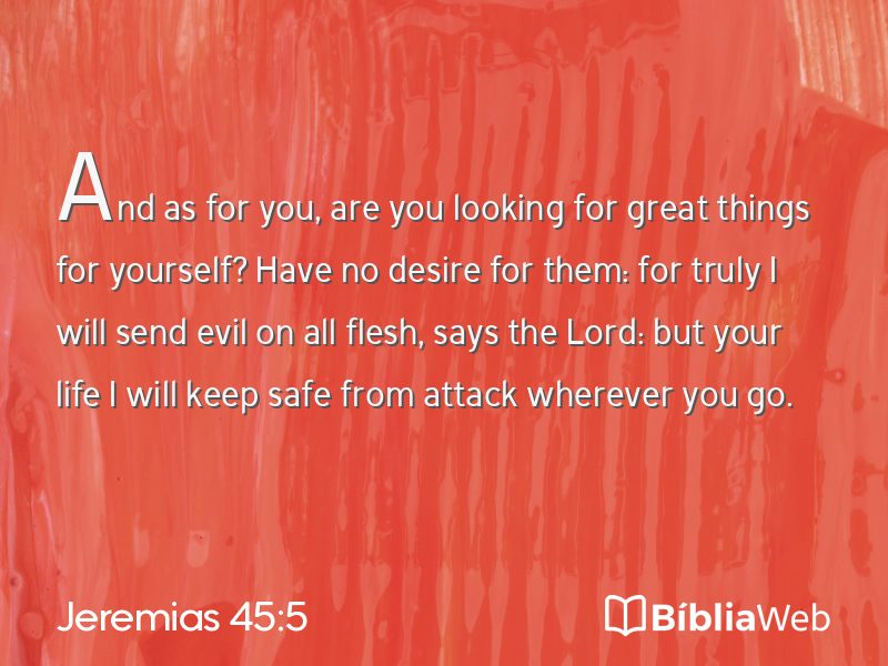 Jeremias 45:5 em imagem para compartilhar