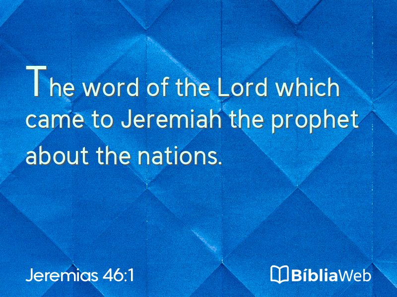 Jeremias 46:1 em imagem para compartilhar