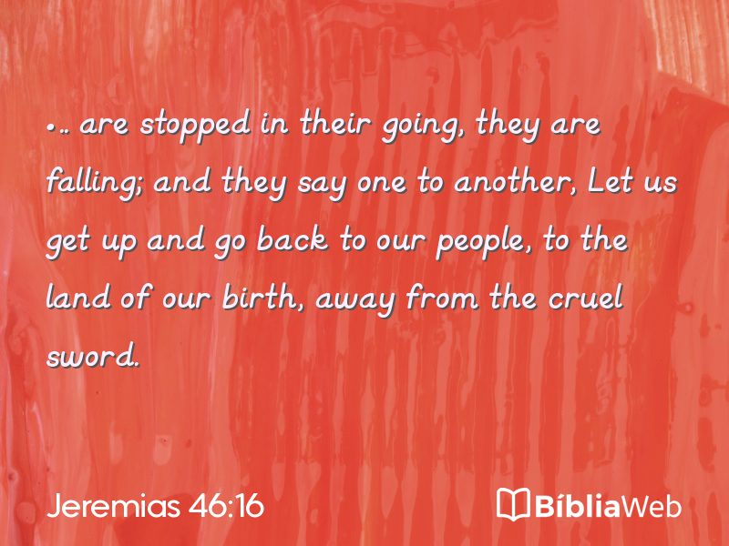 Jeremias 46:16 em imagem para compartilhar
