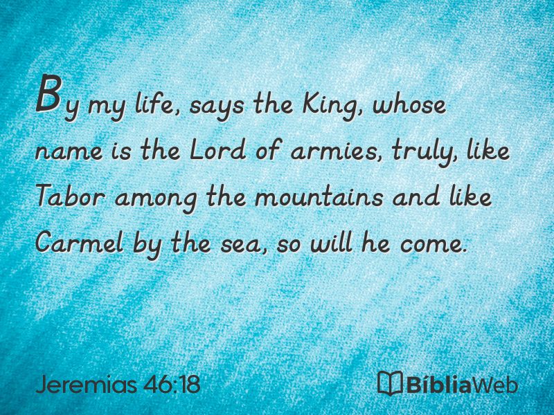 Jeremias 46:18 em imagem para compartilhar
