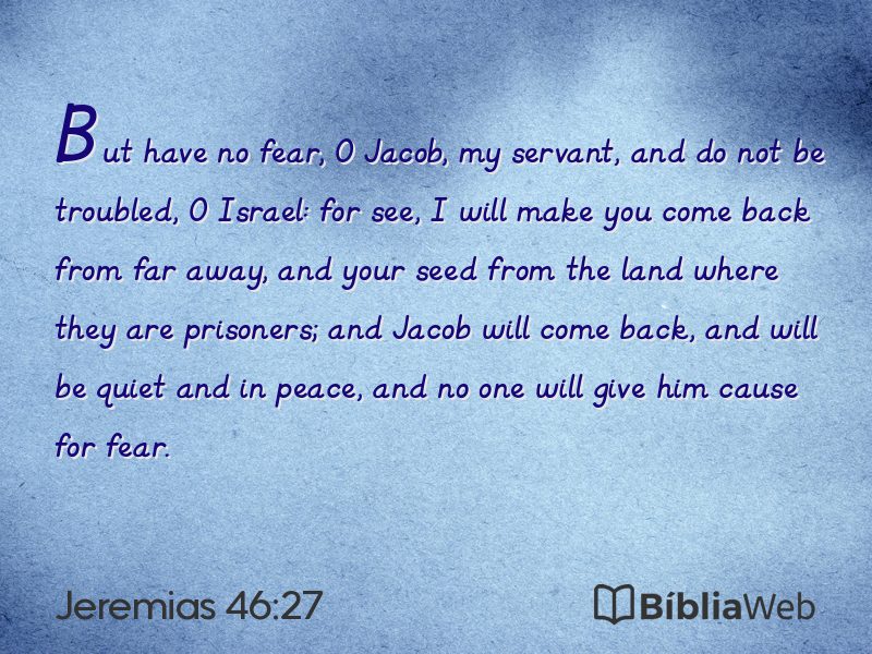 Jeremias 46:27 em imagem para compartilhar