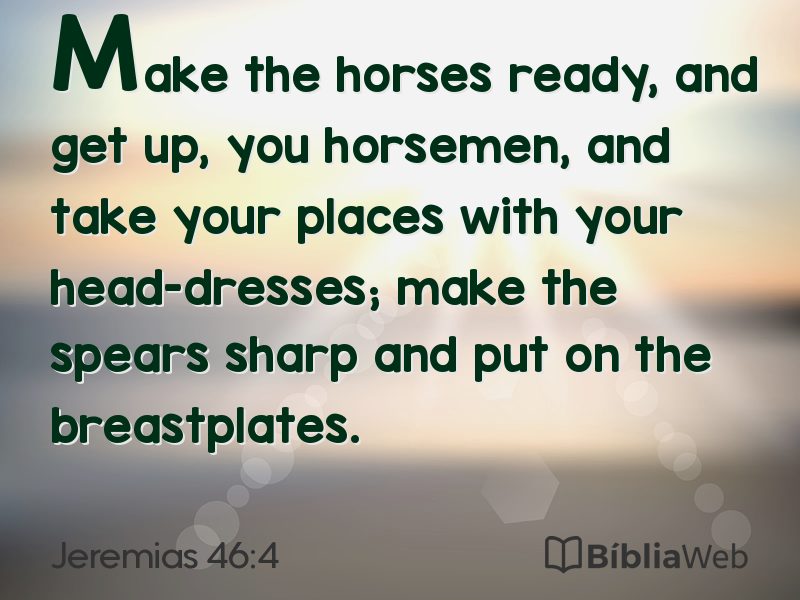 Jeremias 46:4 em imagem para compartilhar