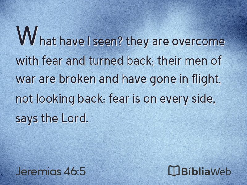 Jeremias 46:5 em imagem para compartilhar