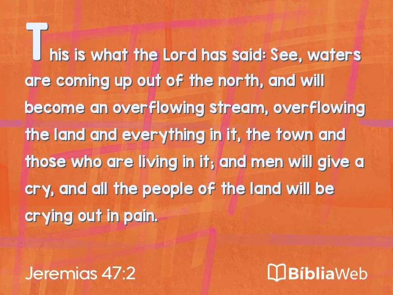 Jeremias 47:2 em imagem para compartilhar