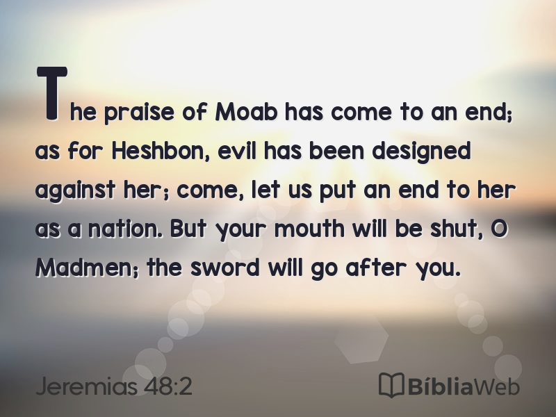 Jeremias 48:2 em imagem para compartilhar