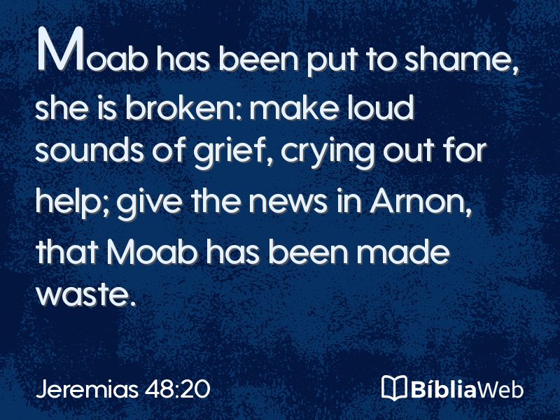 Jeremias 48:20 em imagem para compartilhar