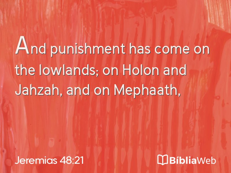 Jeremias 48:21 em imagem para compartilhar