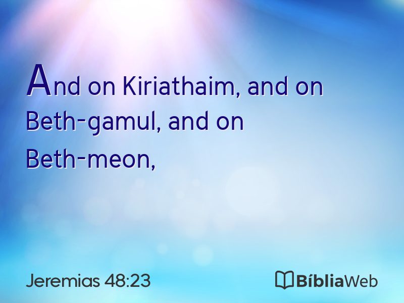 Jeremias 48:23 em imagem para compartilhar