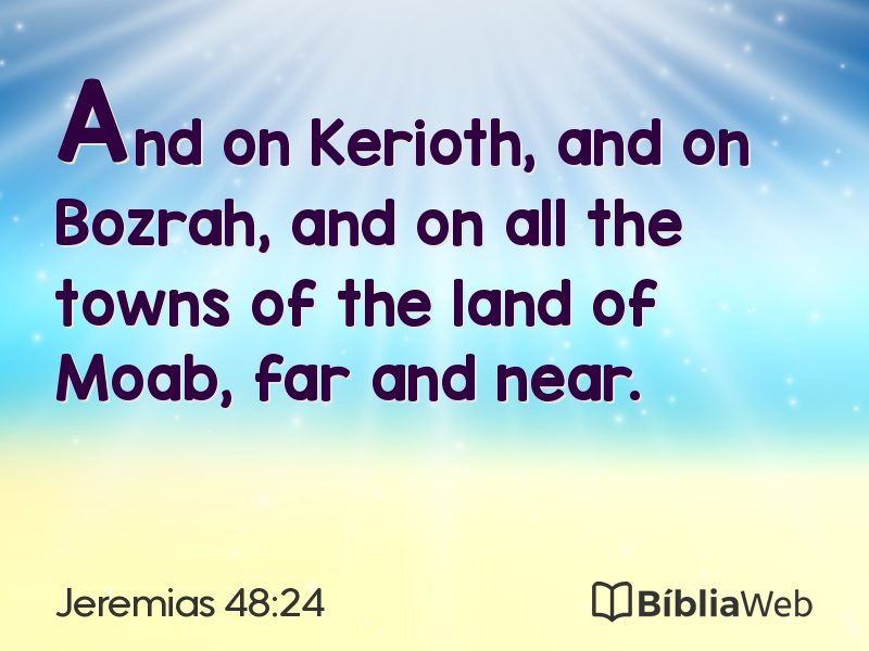 Jeremias 48:24 em imagem para compartilhar