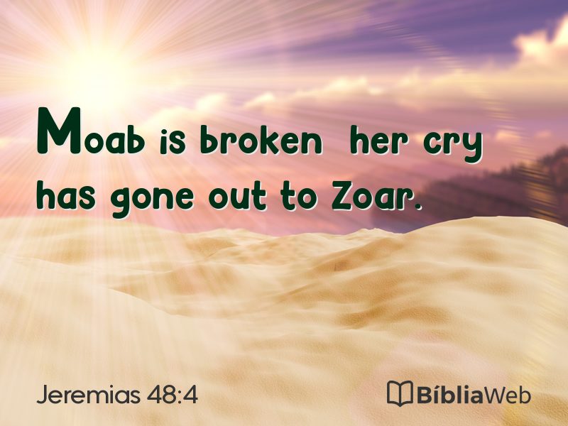 Jeremias 48:4 em imagem para compartilhar