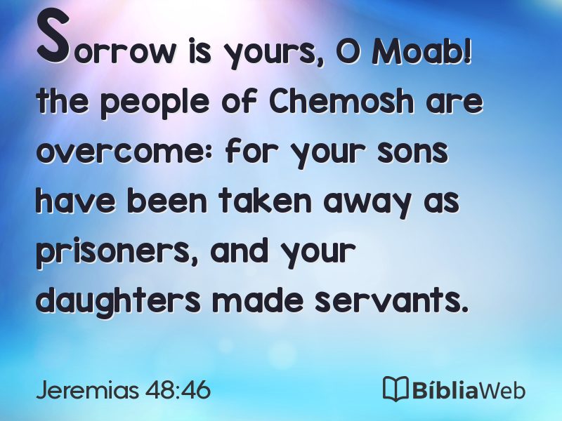 Jeremias 48:46 em imagem para compartilhar
