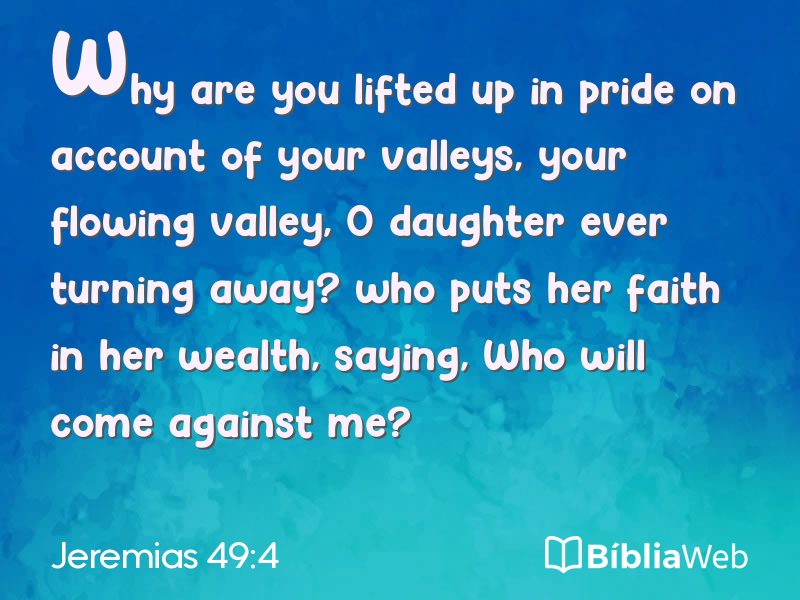 Jeremias 49:4 em imagem para compartilhar