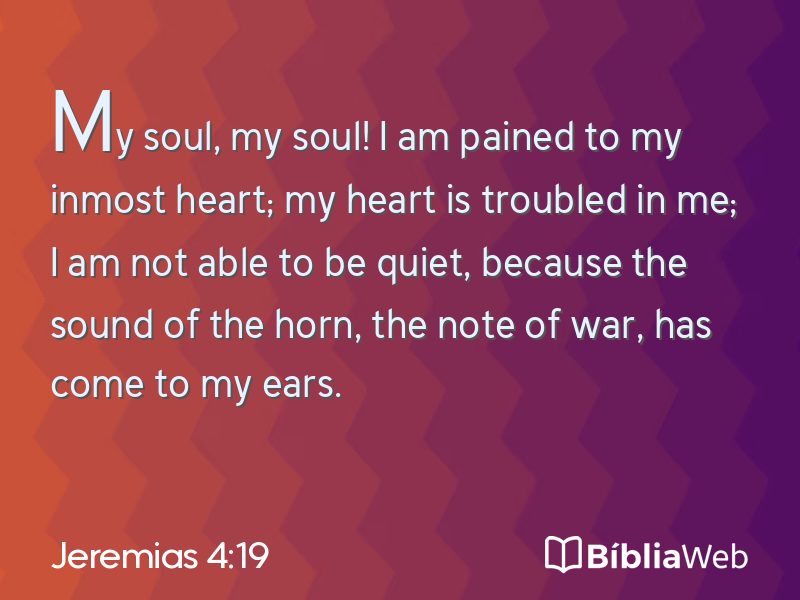 Jeremias 4:19 em imagem para compartilhar