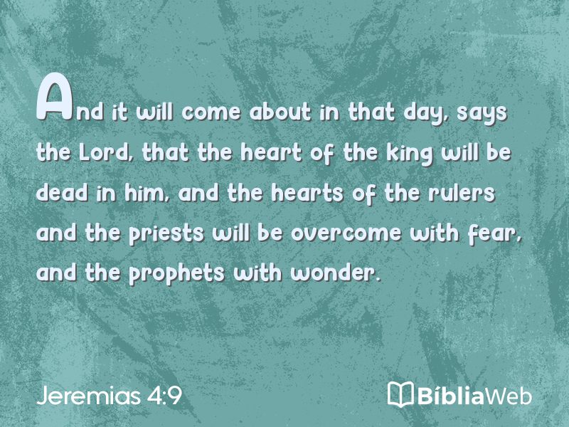 Jeremias 4:9 em imagem para compartilhar