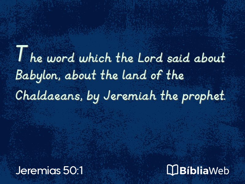 Jeremias 50:1 em imagem para compartilhar