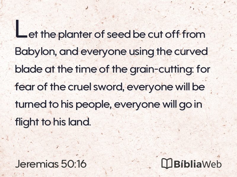 Jeremias 50:16 em imagem para compartilhar