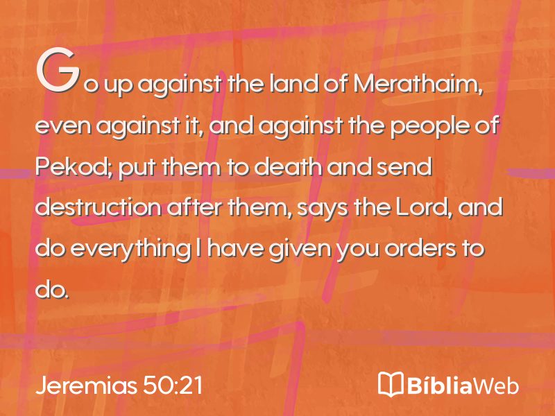 Jeremias 50:21 em imagem para compartilhar