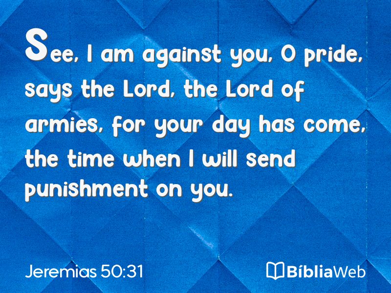Jeremias 50:31 em imagem para compartilhar
