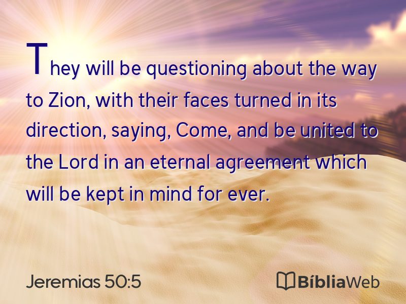 Jeremias 50:5 em imagem para compartilhar