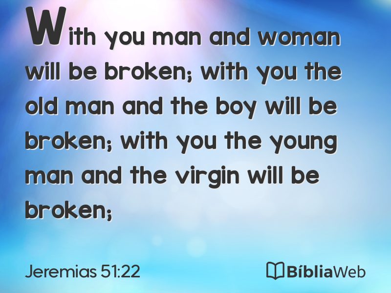 Jeremias 51:22 em imagem para compartilhar