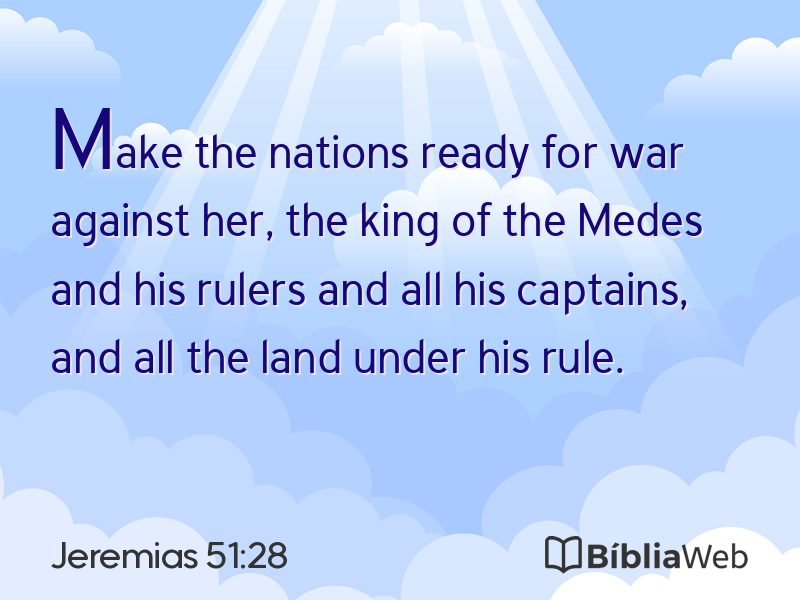 Jeremias 51:28 em imagem para compartilhar