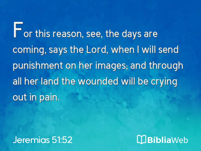 Jeremias 51:52 em imagem para compartilhar