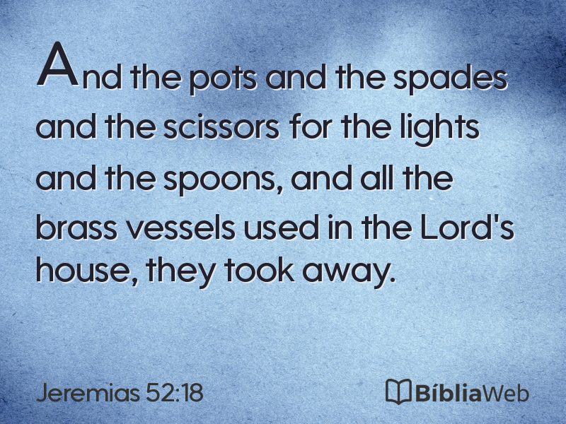 Jeremias 52:18 em imagem para compartilhar