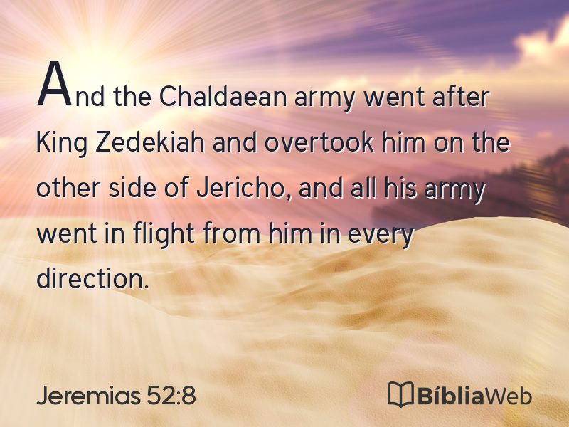Jeremias 52:8 em imagem para compartilhar
