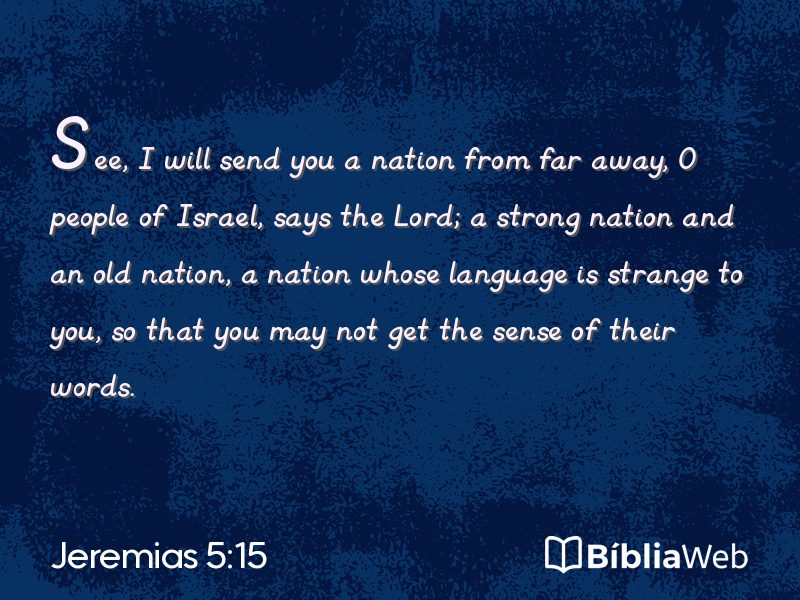 Jeremias 5:15 em imagem para compartilhar