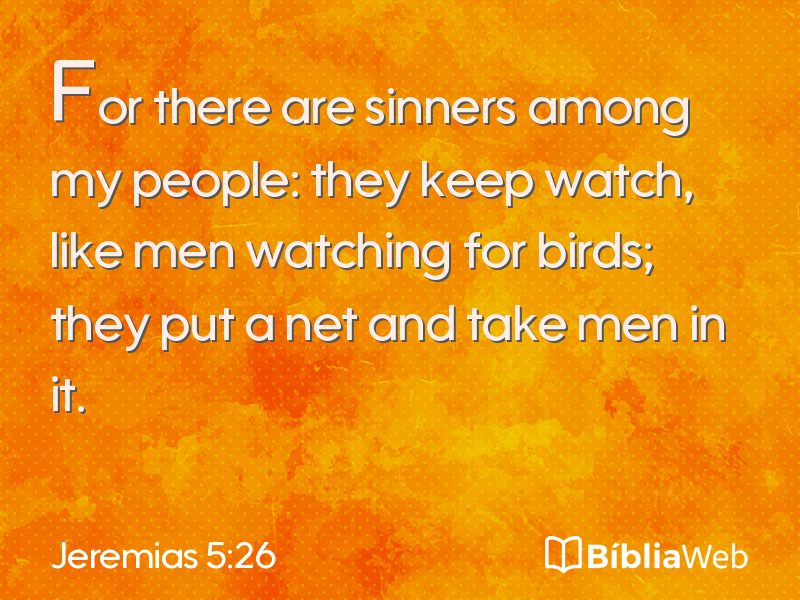 Jeremias 5:26 em imagem para compartilhar