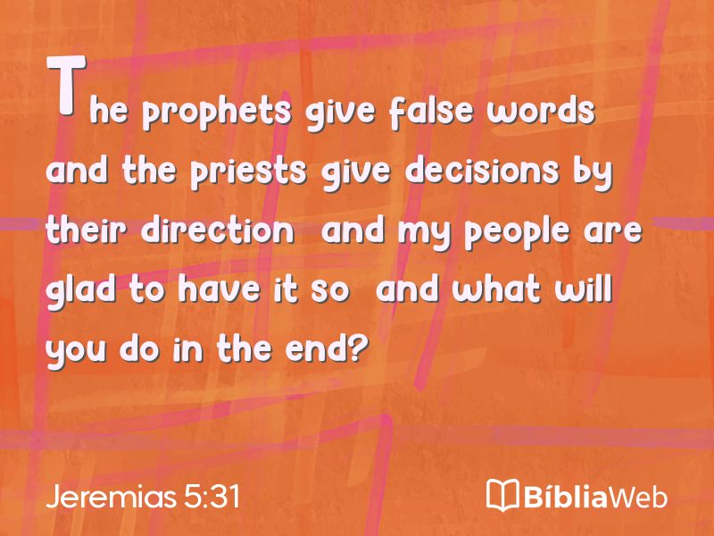 Jeremias 5:31 em imagem para compartilhar
