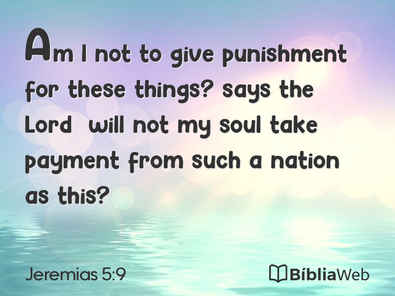 Jeremias 5:9 em imagem para compartilhar