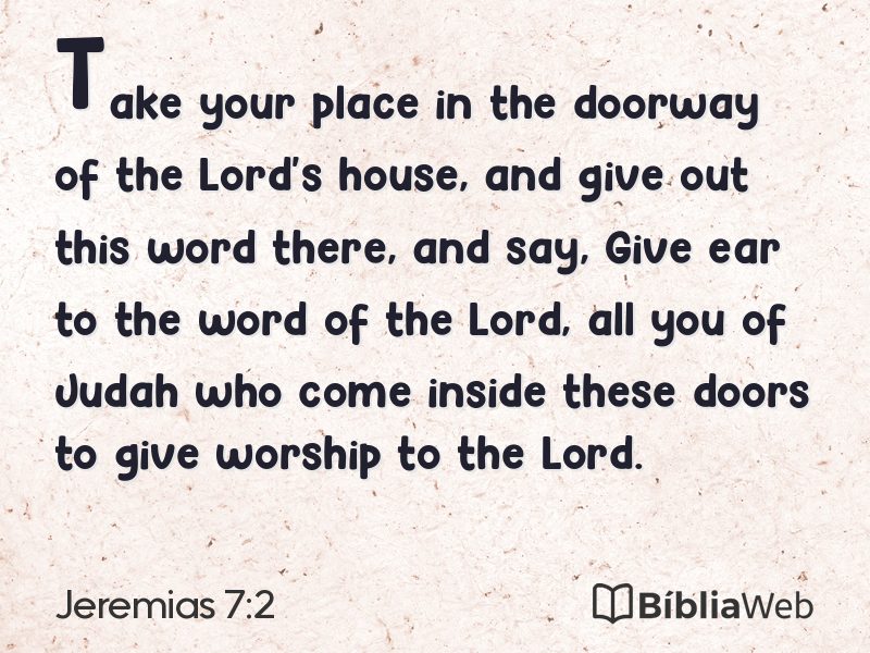 Jeremias 7:2 em imagem para compartilhar