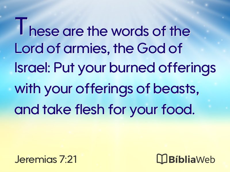 Jeremias 7:21 em imagem para compartilhar