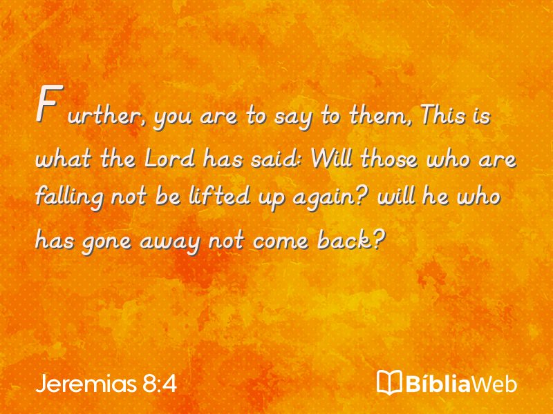 Jeremias 8:4 em imagem para compartilhar