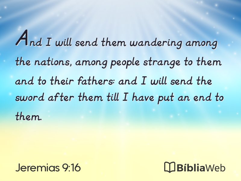 Jeremias 9:16 em imagem para compartilhar