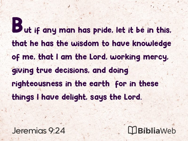 Jeremias 9:24 em imagem para compartilhar