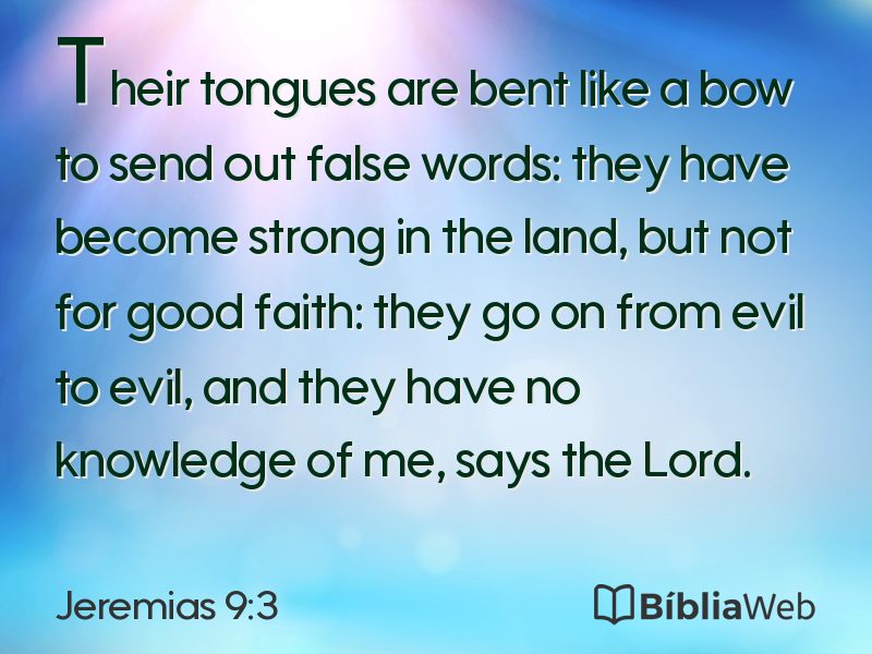 Jeremias 9:3 em imagem para compartilhar