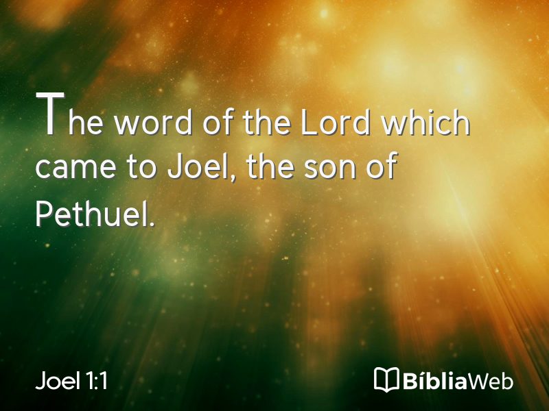 Joel 1:1 em imagem para compartilhar