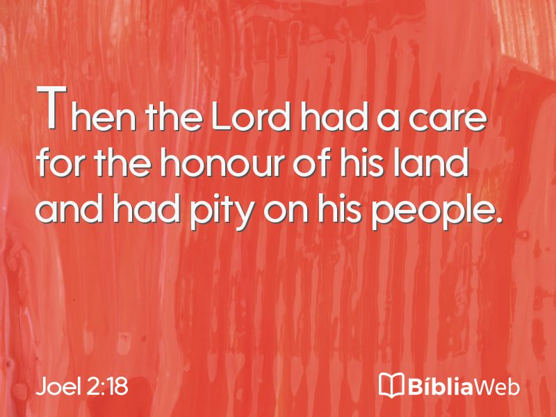 Joel 2:18 em imagem para compartilhar