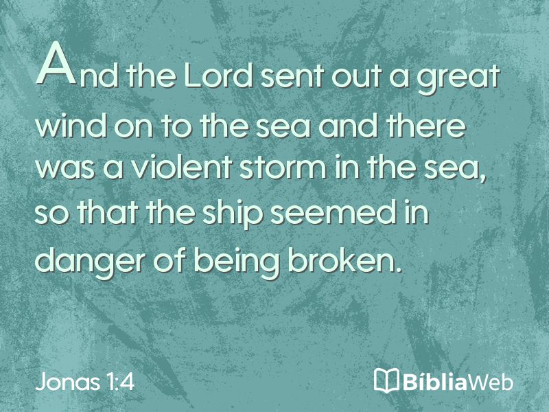 Jonas 1:4 em imagem para compartilhar