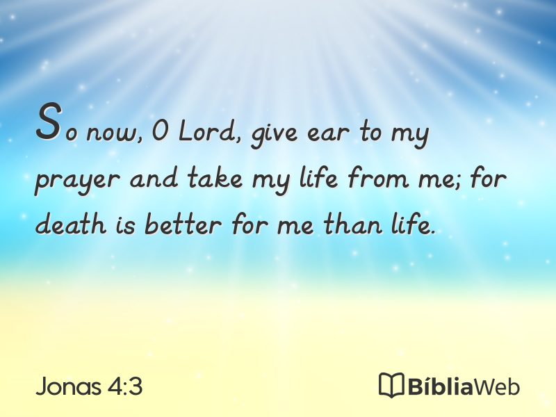 Jonas 4:3 em imagem para compartilhar