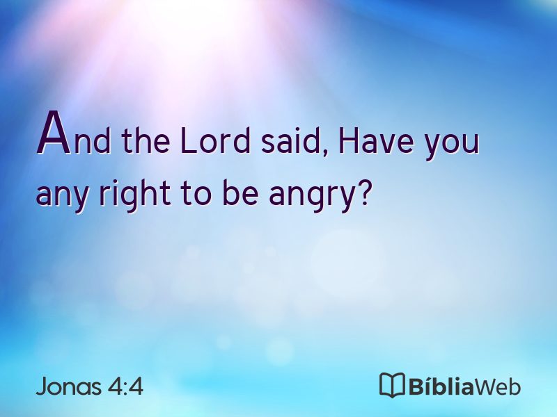 Jonas 4:4 em imagem para compartilhar