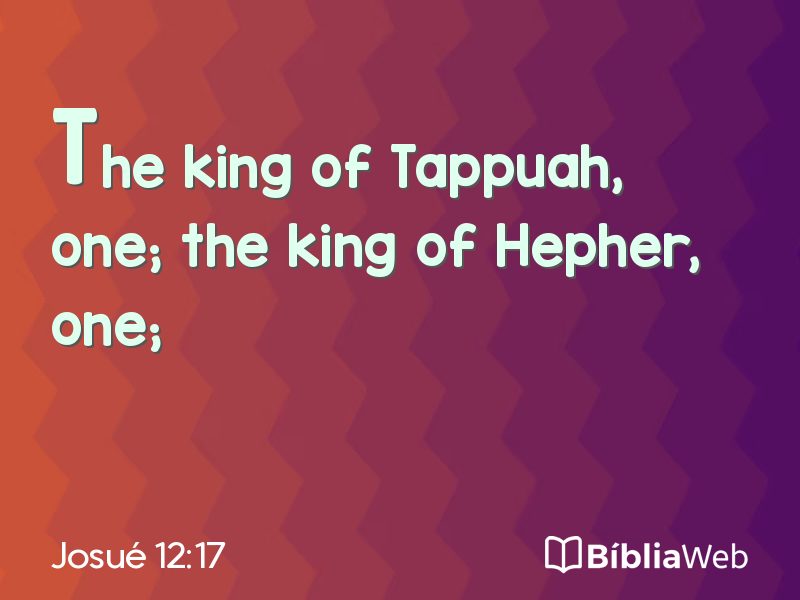 Josué 12:17 em imagem para compartilhar