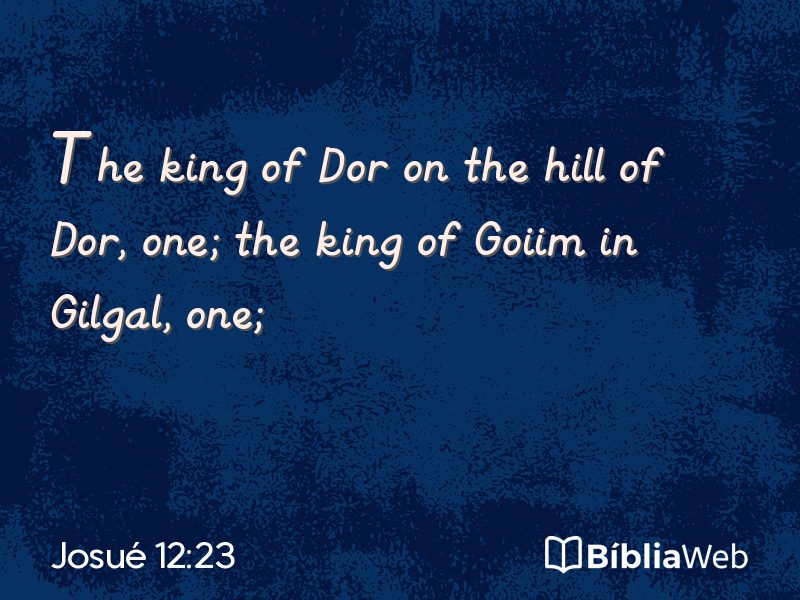 Josué 12:23 em imagem para compartilhar