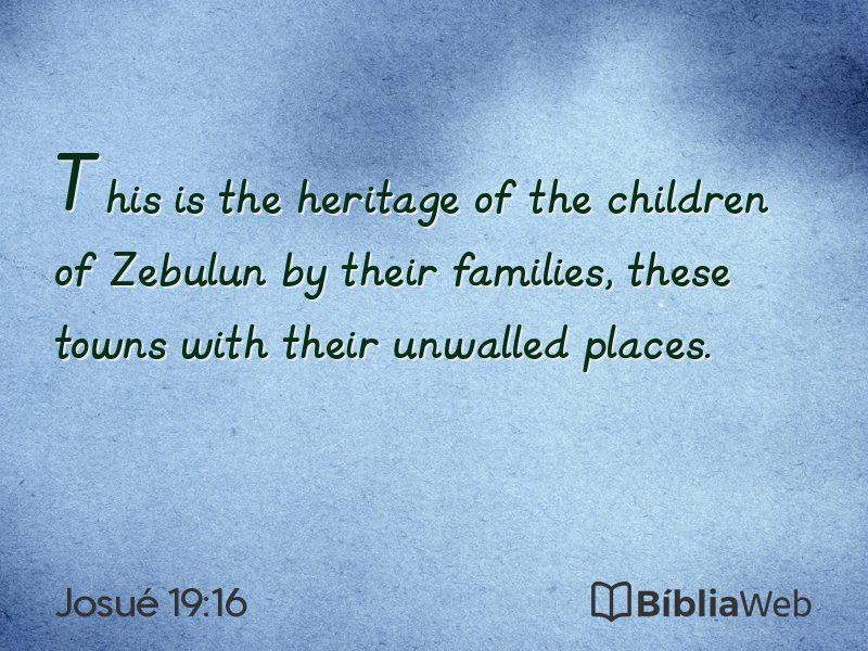 Josué 19:16 em imagem para compartilhar