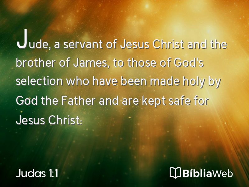 Judas 1:1 em imagem para compartilhar