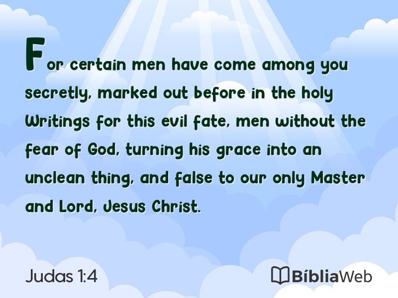 Judas 1:4 em imagem para compartilhar