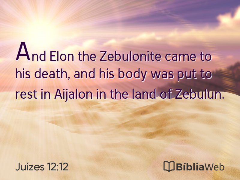 Juízes 12:12 em imagem para compartilhar