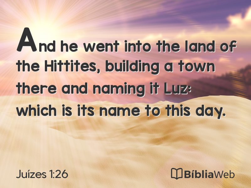 Juízes 1:26 em imagem para compartilhar